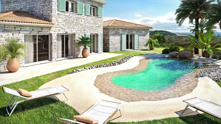 bache piscine pneu